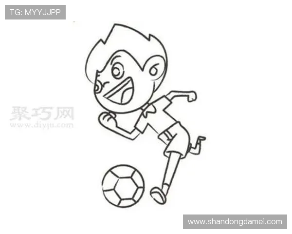 足球巨星简笔画合集全解析每位球员的独特风采与艺术魅力
